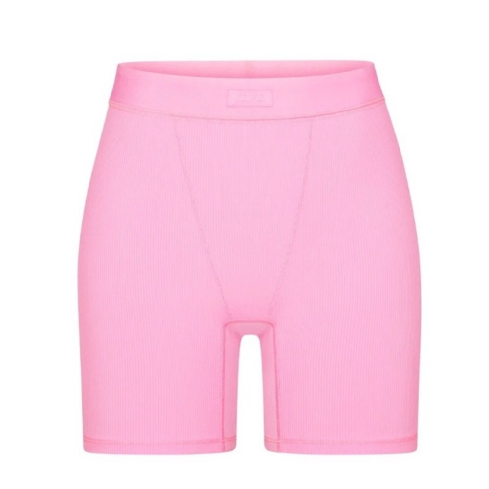 RARE Skims Cotton Candy Soft Lounge Cotton Rib Boxers-M-BNWOT